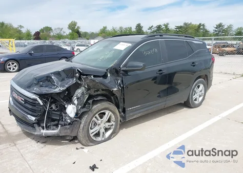 2022 GMC Terrain Fwd Sle from USA, damaged, VIN 3GKALMEV4NL274386